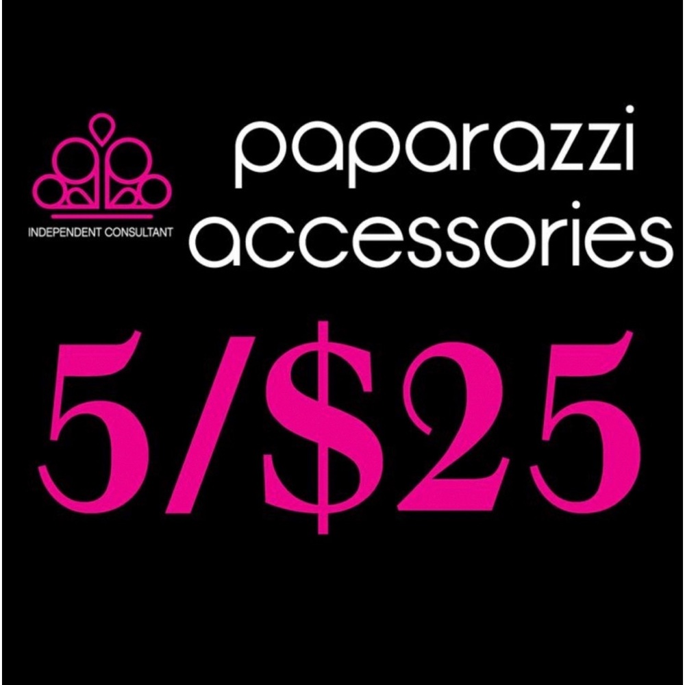Any 5 pieces of jewelry marked $8 will be sold as a bundle for $25!!!!!